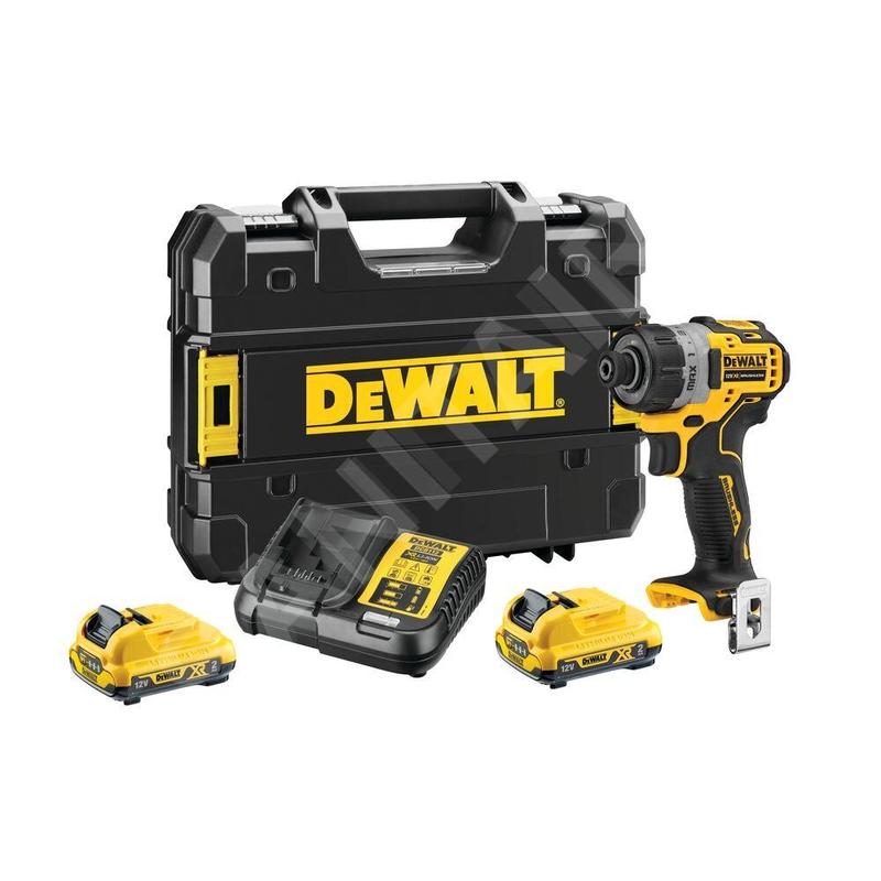 DeWALT Outillage - Tournevis sans fil 12 V, 2 x batteries XR 2,0 Ah DCF601D2 DeWALT Outillage - Tournevis sans fil 12 V, 2 x batteries XR 2,0 Ah DCF601D2