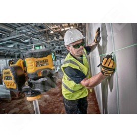 DeWALT Accessoires - Laser croix verte sans fil 12/18V, sans batterie ni chargeur DCE089NG18