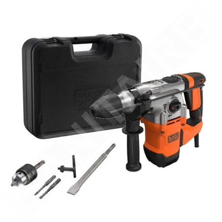 BLACK+DECKER Outillage - Combiné perforateur et marteau perforateur 1250 W BEHS03K-QS