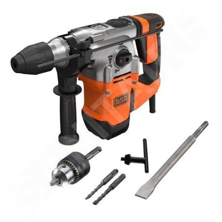 BLACK+DECKER Outillage - Combiné perforateur et marteau perforateur 1250 W BEHS03K-QS