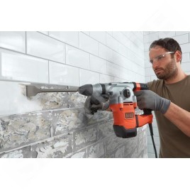 BLACK+DECKER Outillage - Combiné perforateur et marteau perforateur 1250 W BEHS03K-QS