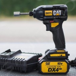 Caterpillar Outils - Kit de perceuse à percussion + clé à chocs sans fil DX12K