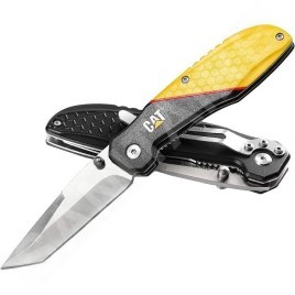 Caterpillar Outils - Couteau de poche pliant avec lame de type Tanto CT980047