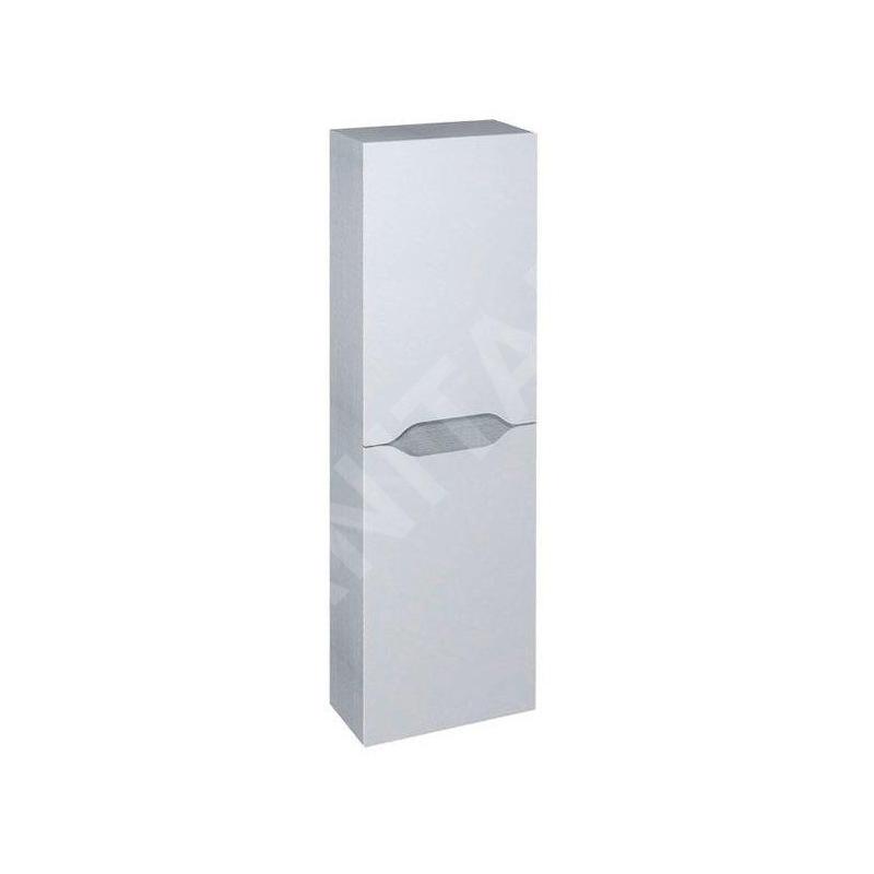 Sapho Wave - Armoire 400x1400x200 mm, 2 portes, blanc/chêne argenté WA250-3011