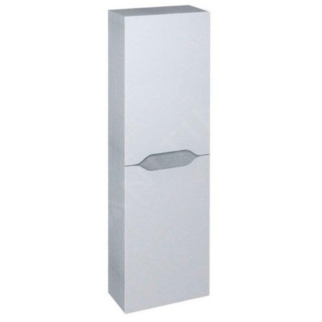 Sapho Wave - Armoire 400x1400x200 mm, 2 portes, blanc/chêne argenté WA250-3011