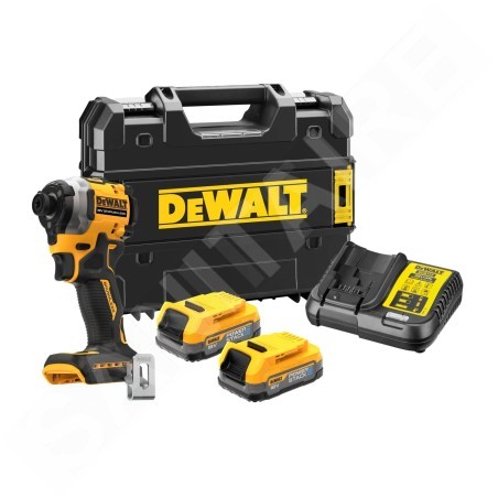 DeWALT Outillage - Visseuse à choc sans fil 18V, batterie 1,7Ah POWERSTACK DCF850E2T