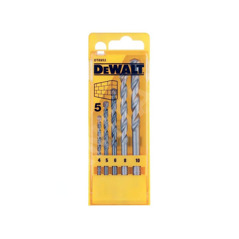 DeWALT Accessoires - Jeu de forets à béton, 5 pièces DT6952 DeWALT Accessoires - Jeu de forets à béton, 5 pièces DT6952