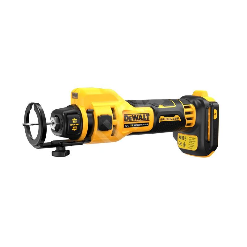 DeWALT Outillage - Fraiseuse pour plaques de plâtre sans fil 18V, sans batterie ni chargeur DCE555N