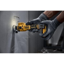 DeWALT Outillage - Fraiseuse pour plaques de plâtre sans fil 18V, sans batterie ni chargeur DCE555N