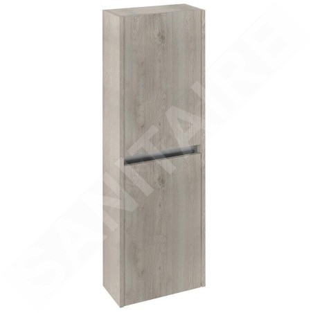 Sapho Nirona - Armoire 400x1380x200 mm, 2 portes gauche/droite, chêne Mocca NR450-1212