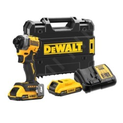 DeWALT Outillage - Clé à chocs AKU 18V, 2x batterie 2.0 Ah XR, chargeur DCF850D2T
