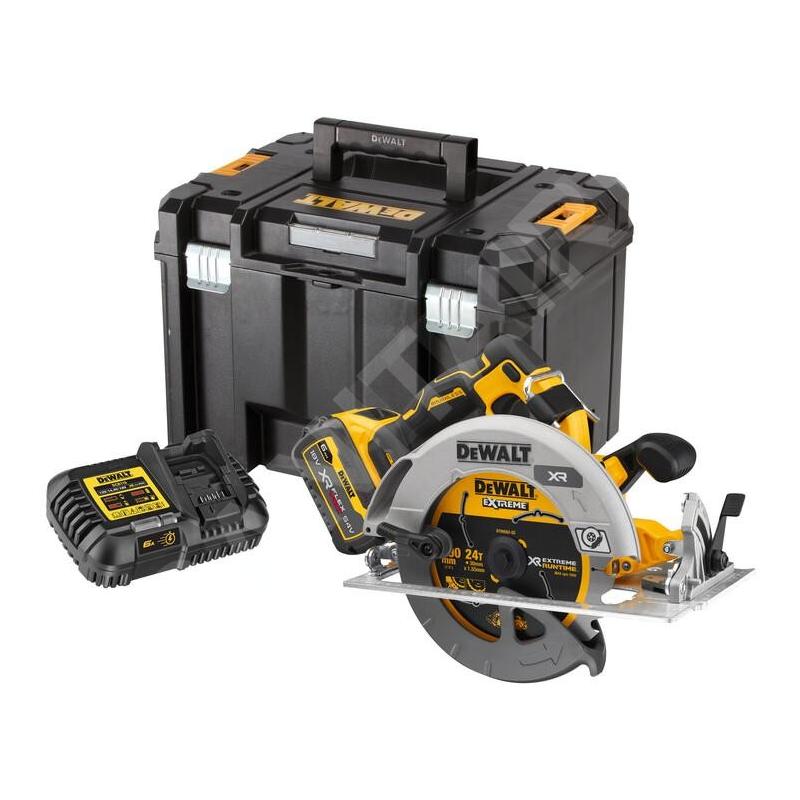 DeWALT Outillage - Scie circulaire AKU 18V, 2x 6.0 Ah FLEXVOLT, chargeur DCS573T1 DeWALT Outillage - Scie circulaire AKU 18V, 2x 6.0 Ah FLEXVOLT, chargeur DCS573T1