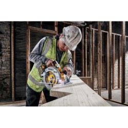 DeWALT Outillage - Scie circulaire AKU 18V, 2x 6.0 Ah FLEXVOLT, chargeur DCS573T1