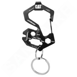 Caterpillar Outils - Set multifonction, couteau, porte-clés, étui CT240364