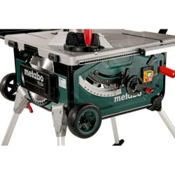 Metabo Outillage - Scie circulaire de table 254 mm, 1700 W, avec avec chariot et socle 600668000