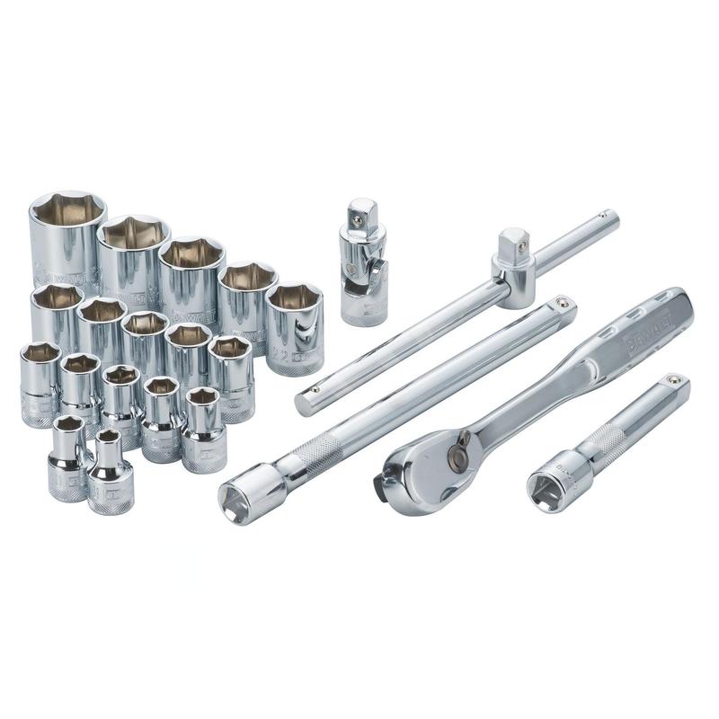 DeWALT Outillage - Coffret douilles 1/2" (22 pièces) DWMT19241-1