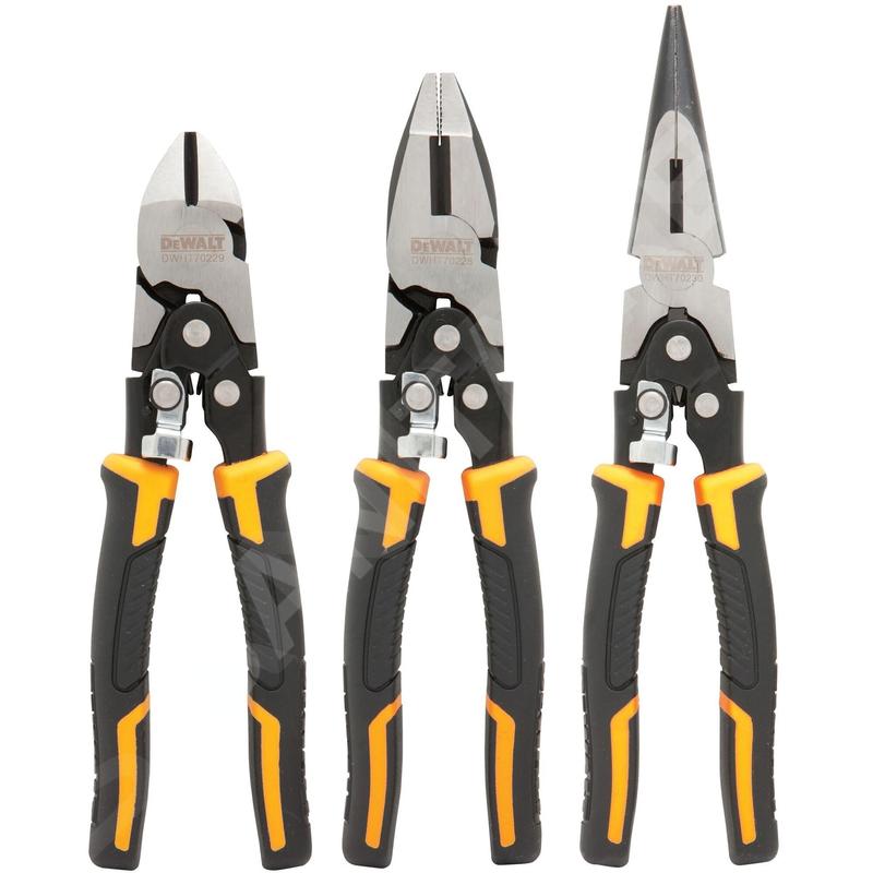 DeWALT Outillage - Set de 3 pinces à action composée DWHT0-70485