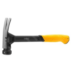 DeWALT Outillage - Marteau de charpentier 624 g, panne droite, tête quadrillée DWHT51005-0