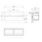 Sapho Odetta - Meuble-vasque, 1180x500x435 mm, blanc brillant DT120-3030 Sapho Odetta - Meuble-vasque, 1180x500x435 mm, blanc brillant DT120-3030