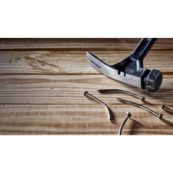 DeWALT Outillage - Marteau de charpentier 624 g, panne droite, tête quadrillée DWHT51005-0