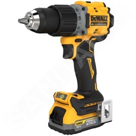 DeWALT Outillage - Perceuse-visseuse 18V, 2 batteries 1,7Ah POWERSTACK DCD800E2T