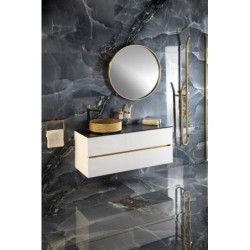 Sapho Odetta - Meuble-vasque, 1180x500x435 mm, blanc brillant DT120-3030