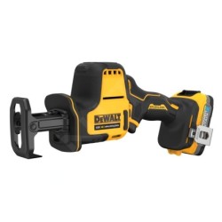 DeWALT Outillage - Scie sabre compacte sans fil 18V, batterie 1,7 Ah POWERSTACK DCS369E1T