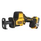 DeWALT Outillage - Scie sabre compacte sans fil 18V, batterie 1,7 Ah POWERSTACK DCS369E1T
