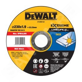 DeWALT Accessoires - Disque à tronçonner 125 × 22,2 × 1,9 mm DT43909