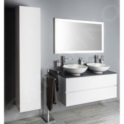 Sapho Odetta - Meuble-vasque, 1180x500x435 mm, blanc brillant DT120-3030