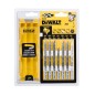 DeWALT Accessoires - Set de 10 lames de scie sauteuse pour le bois DT2296