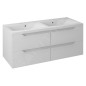Sapho Wave - Meuble double-lavabo 1200x500x480 mm, blanc WA120-3030 Sapho Wave - Meuble double-lavabo 1200x500x480 mm, blanc WA120-3030