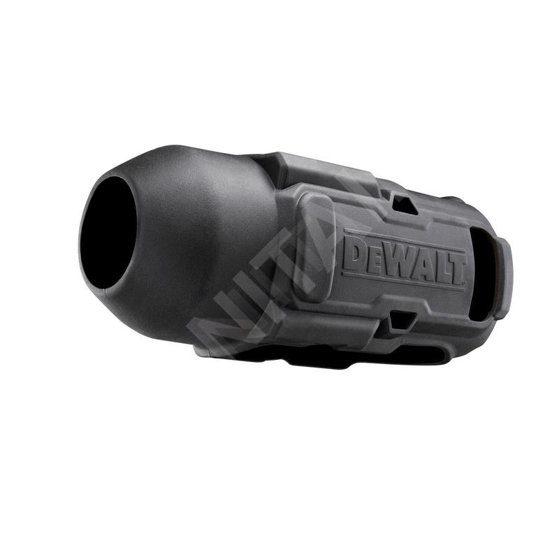 DeWALT Accessoires - Housse de protection en caoutchouc pour clé à chocs, noire PB891.92