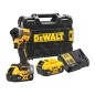 DeWALT Outillage - Clé à chocs AKU 18V, 2x batterie 5,0 Ah XR, chargeur DCF850P2T