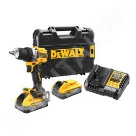 DeWALT Outillage - Perceuse AKU 18V, 2x 5.0 Ah POWERSTACK, chargeur DCD800H2T