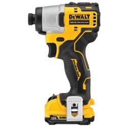DeWALT Outillage - Clé à chocs sans fil 12V, 2 batteries 2.0 Ah XR, chargeur DCF801D2