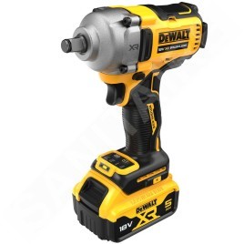 DeWALT Outillage - Clé à chocs sans fil 18V, 2 batteries 5.0 Ah XR, chargeur DCF891P2T
