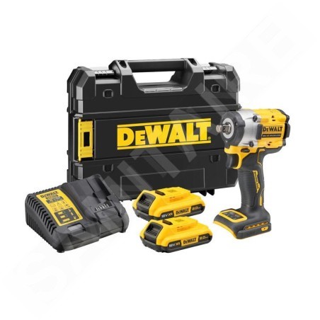 DeWALT Outillage - Clé à chocs AKU 18V, 2x batterie 2.0 Ah XR, chargeur DCF921D2T