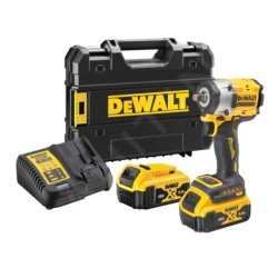 DeWALT Outillage - Clé à chocs AKU 18V, 2x batterie 5,0 Ah XR, chargeur DCF921P2T