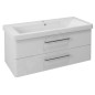 Sapho Theia - Meuble lavabo 1014x432x442 mm, 2 tiroirs, blanc TH105-3030 Sapho Theia - Meuble lavabo 1014x432x442 mm, 2 tiroirs, blanc TH105-3030
