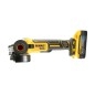 DeWALT Outillage - Meuleuse d'angle sans fil 18V 125 mm, 2 batteries 5,0 Ah, POWERSTACK, chargeur DCG405H2T