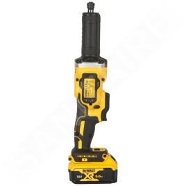 DeWALT Outillage - Meuleuse droite sans fil 18V, 2 batteries 5,0 Ah, chargeur DCG426P2