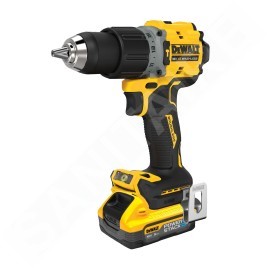 DeWALT Outillage - Set perceuse à percussion et clé à choc sans fil 18V,  2 batteries 5,0 Ah POWERSTACK, chargeur DCK2050H2T