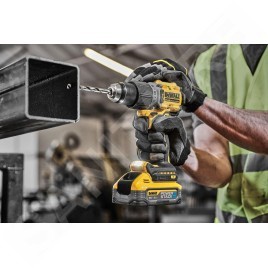 DeWALT Outillage - Set perceuse à percussion et clé à choc sans fil 18V,  2 batteries 5,0 Ah POWERSTACK, chargeur DCK2050H2T