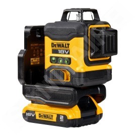 DeWALT Outillage - Laser croix verte 18V sans fil, 1 batterie 2.0 Ah XR, chargeur DCLE34031D1