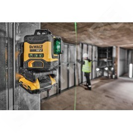 DeWALT Outillage - Laser croix verte 18V sans fil, 1 batterie 2.0 Ah XR, chargeur DCLE34031D1