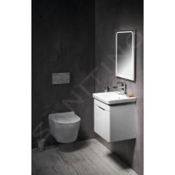 Sapho Ella - Meuble lavabo 375x430x340 mm, 1 porte, gauche, blanc EL040-3030