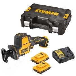 DeWALT Outillage - Scie sabre sans fil 12V, 2 batteries 2,0 Ah XR, chargeur DCS312D2