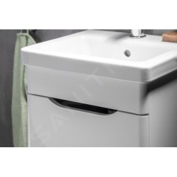 Sapho Ella - Meuble lavabo 375x430x340 mm, 1 porte, gauche, blanc EL040-3030