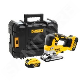 DeWALT Outillage - Scie sauteuse 18V AKU, 2x batterie 5.0 Ah XR, chargeur DCS334P2